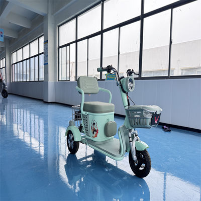 Buy Compact 3-Wheel Electric Tricycle with 350W Dual-Wheel Drive, 48V/60V Optional Voltage and Front Disc Brake online manufacture