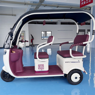 kaufen Semi-offenes 4-Sitzer Elektro-Trike mit 800W Sinuswellenmotor und intelligenter Funkfernbedienung online manufacture