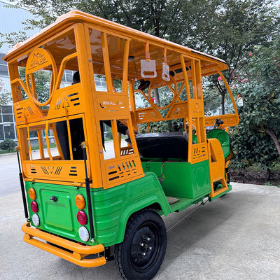 kopen ​6-zits zware elektrische passagierstricycle met hoge kap voor resortshuttle en boerderijvervoer online manufacture