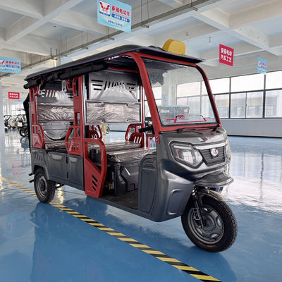 Buy 4 Seat Electric Tuk Tuk Enclosed Cabin Passenger Tricycle For Urban & Tourist Transport online manufacture
