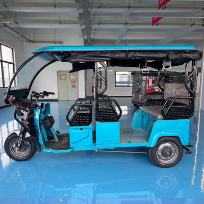 comprar Triciclo Eléctrico Práctico de Cuatro Pasajeros con Amortiguación Hidráulica + Faros LED online manufacture