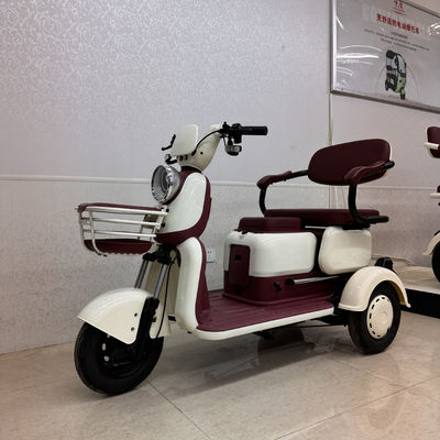 comprare Triciclo elettrico per il tempo libero a tre ruote, 2 posti, facile da montare, con cestino della spesa online manufacture