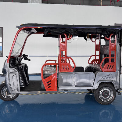 kaufen 6-Sitzer geschlossenes elektrisches Passagier-Trike mit hydraulischem Stoßdämpfer für den Stadtverkehr online manufacture