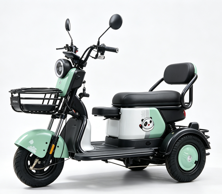 buy Leisure Electric Tricycle with Hydraulic Front Fork for Shock Absorption and 500W Motor for 50-60km Range online manufacture