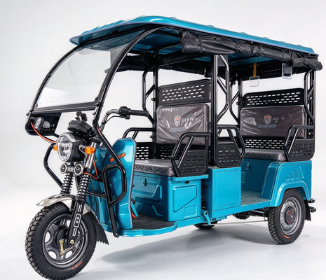 buy Electric Tuk Tuk with 800kg Max Load Capacity, 48V60V/1000W Motor, and 43 Hydraulic Shock Absorber for Comfortable Passenger Transport online manufacture